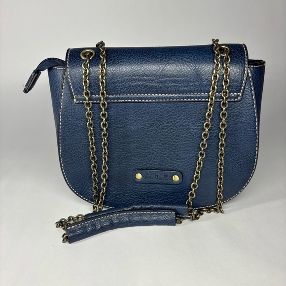 Simply Noelle Purse Classic Crossbody Chain Strap Two Tone Storage Academia - Picture 3 of 7